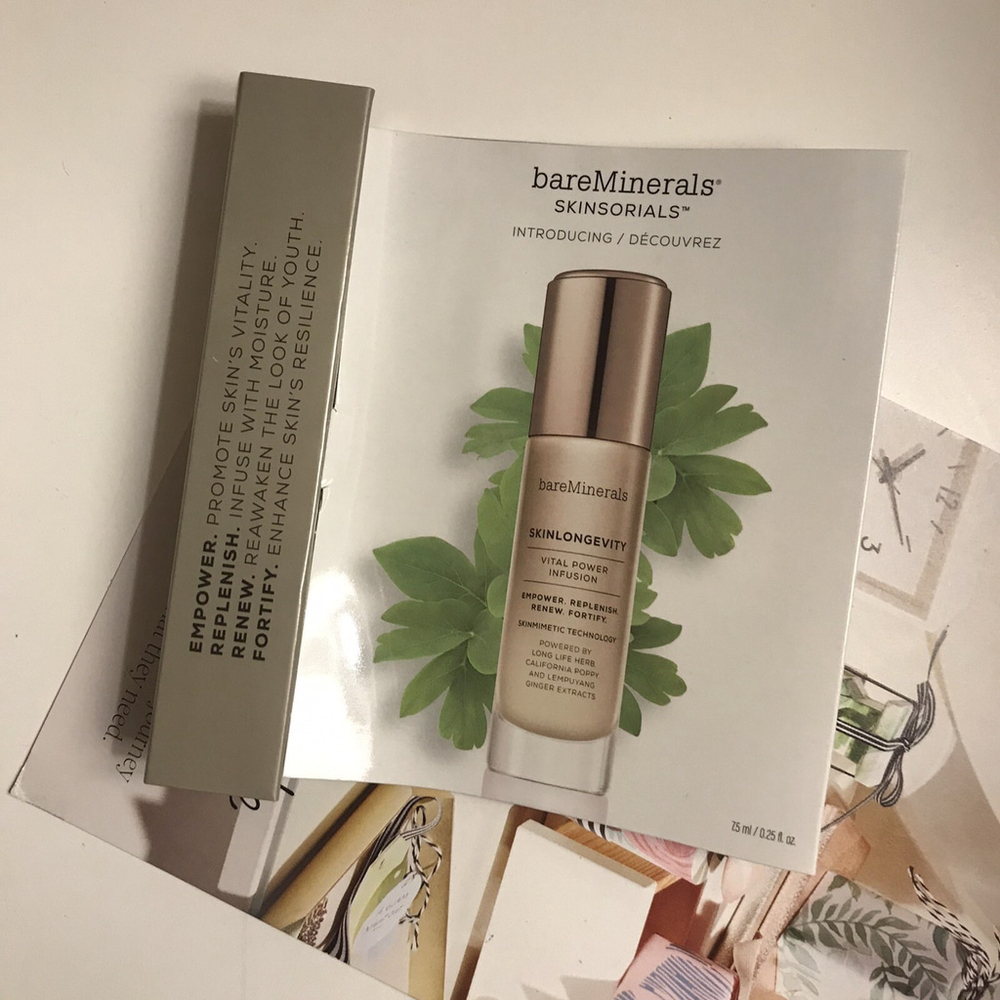 bareMinerals SKINLONGEVITY Long Life Herb Serum Mini Size 8ml /.27 oz